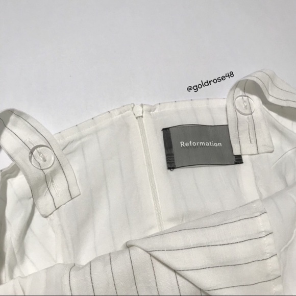 Reformation Palma dress in Gordon Stripe - Picture 4 of 9